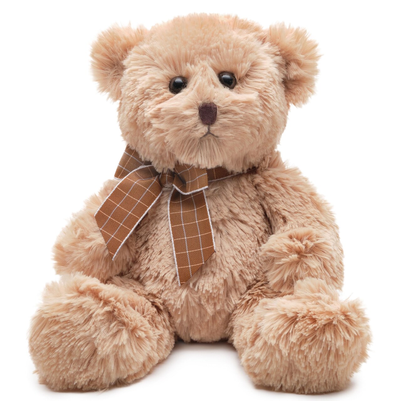 Bearington Lil' Bensen Stuffed Teddy Bear for Babies - 10" Soft Stuffed Bears Plush Toy with Classic Design - Adorable Cuddly Brown Bear Gift for Baby Showers, Boys, Girls, and Animal Lovers